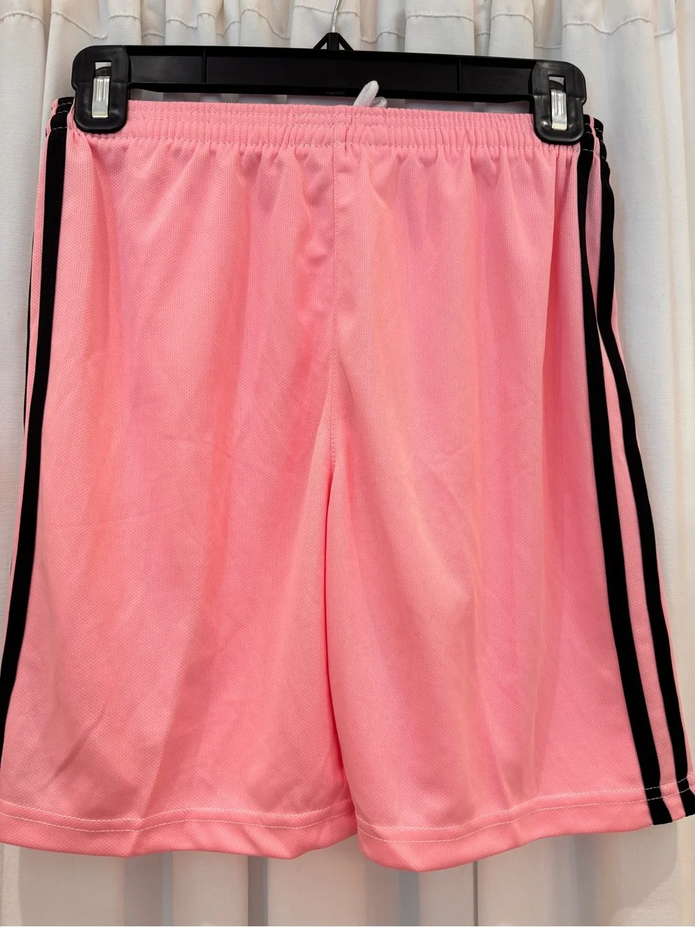 miami Pink Soccer Set Jersey & Shorts with Black Tag and Embroidered Crest